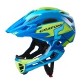 Cratoni Bike Helmet C-Maniac PRO (Full Protection) blue/lime matte